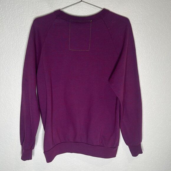 New Aviator Nation NEVER STOP CHASING RAINBOWS CREW SWEATSHIRT - PURPLE- Small - Picture 6 of 11